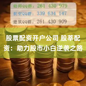 股票配资开户公司 股莘配资：助力股市小白逆袭之路